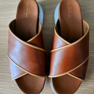 Cole Haan leather slides